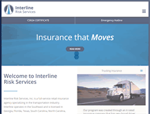 Tablet Screenshot of interlinerisk.com